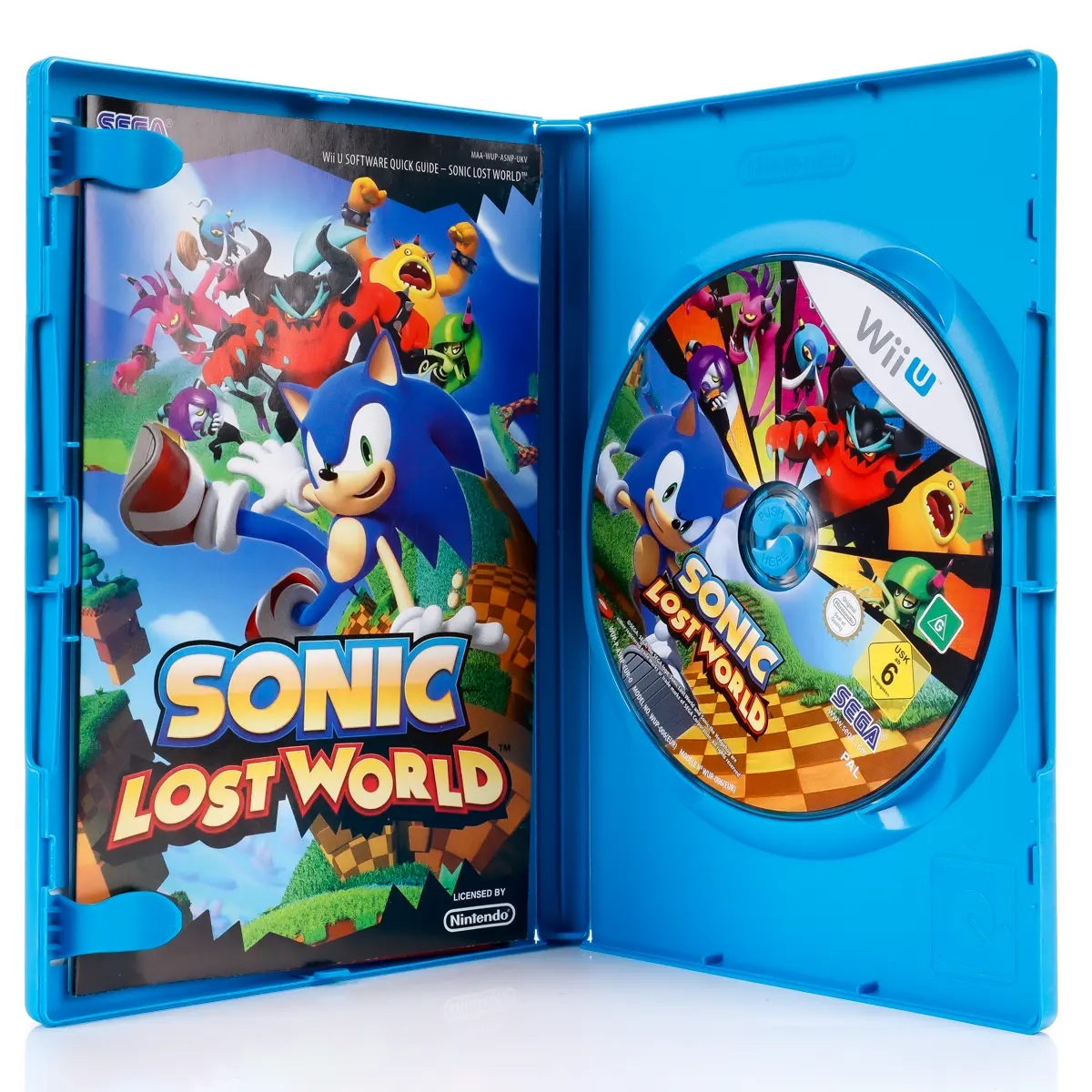Sonic Lost World (Deadly Six Edition) - Wii U spill - Retrospillkongen