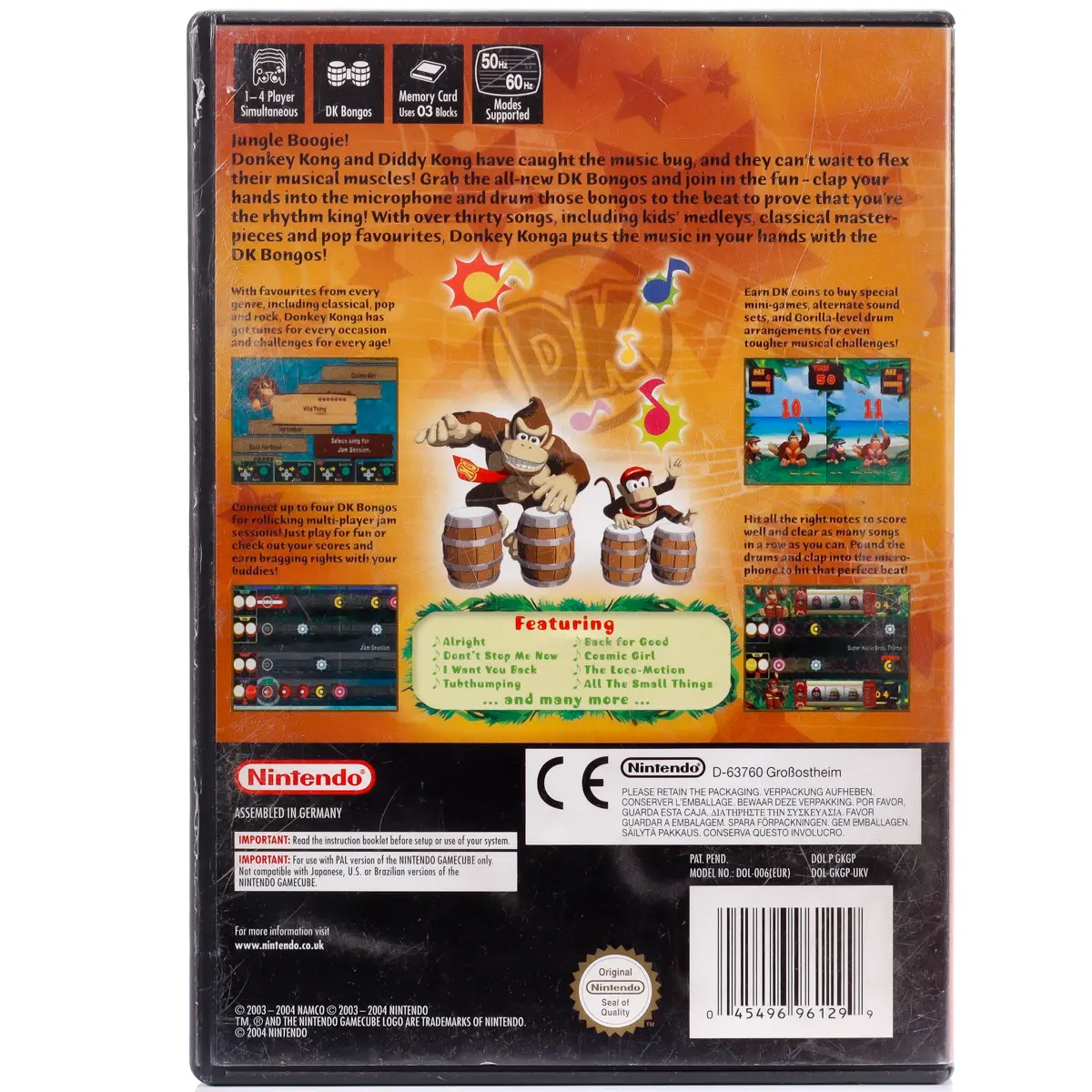 Donkey Konga - GameCube spill - Retrospillkongen