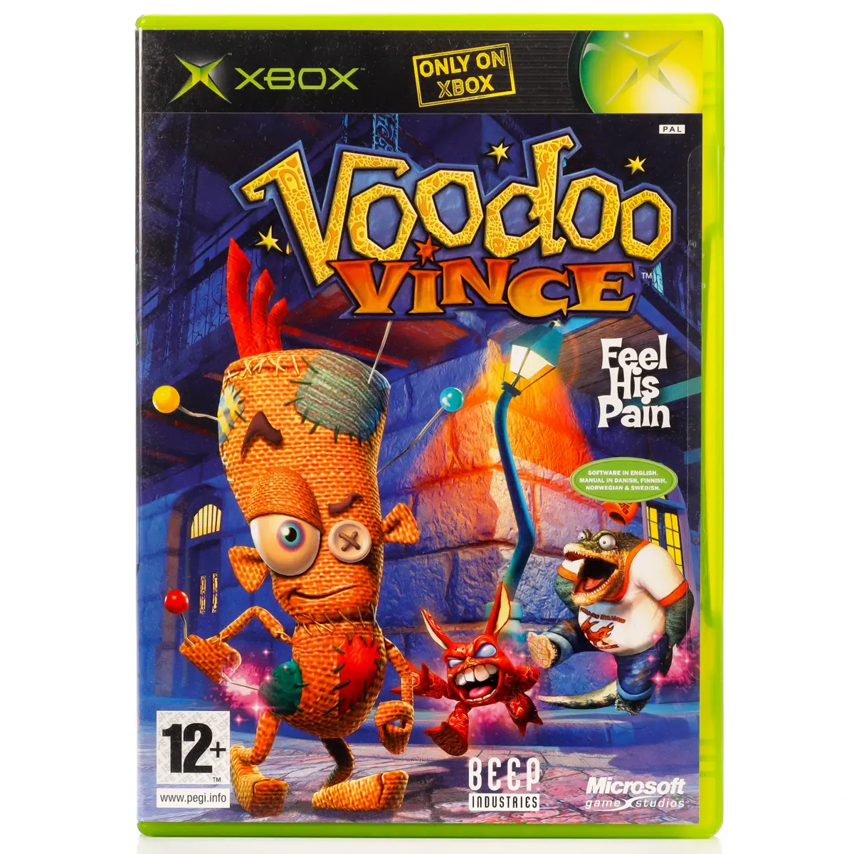 Voodoo Vince - Xbox spill - Retrospillkongen