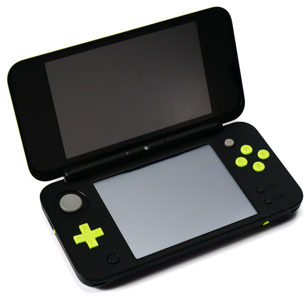 Nintendo New 2DS XL Svar & Lime Green Konsoll m/Strømadapter - Retrospillkongen