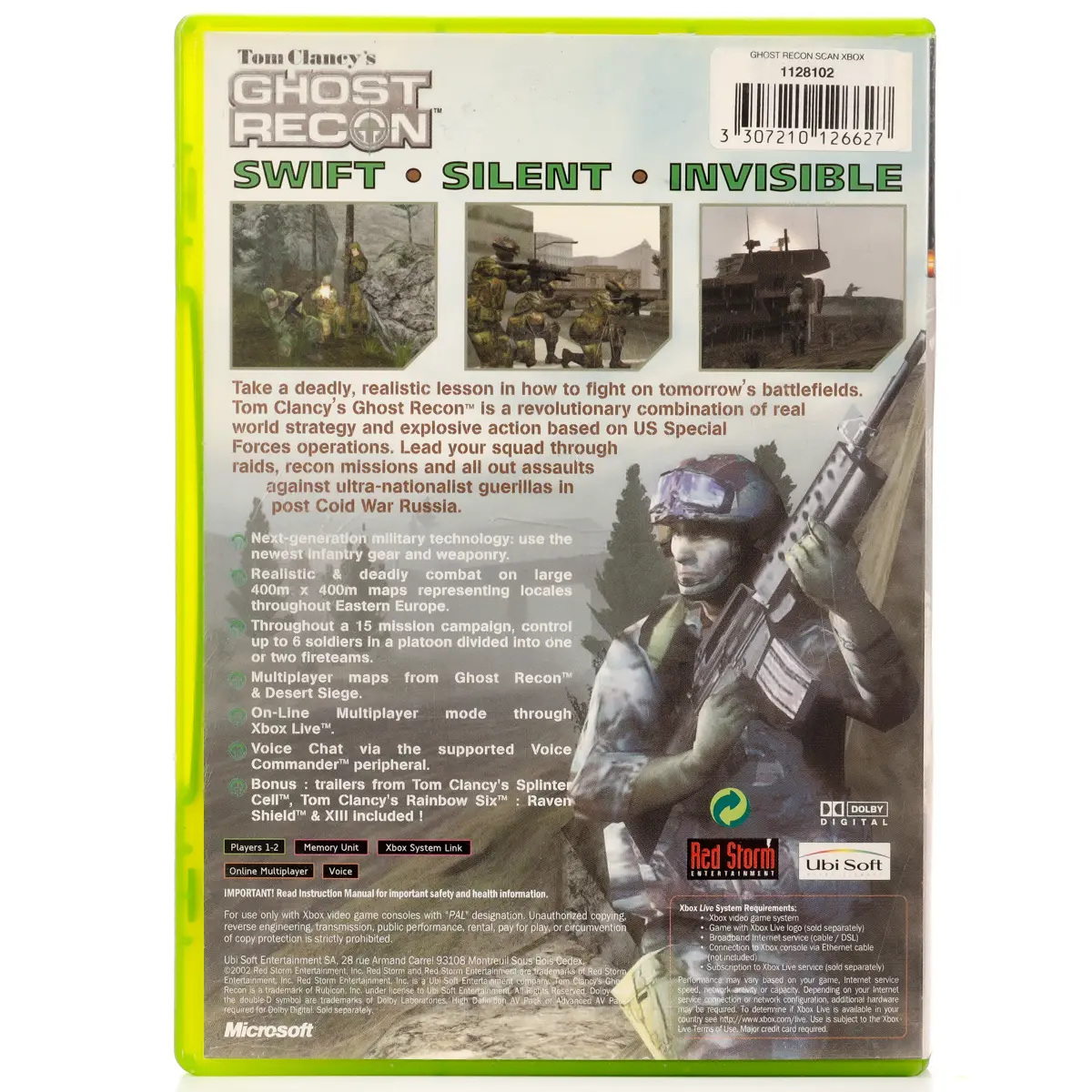 Tom Clancy's Ghost Recon - Xbox spill - Retrospillkongen