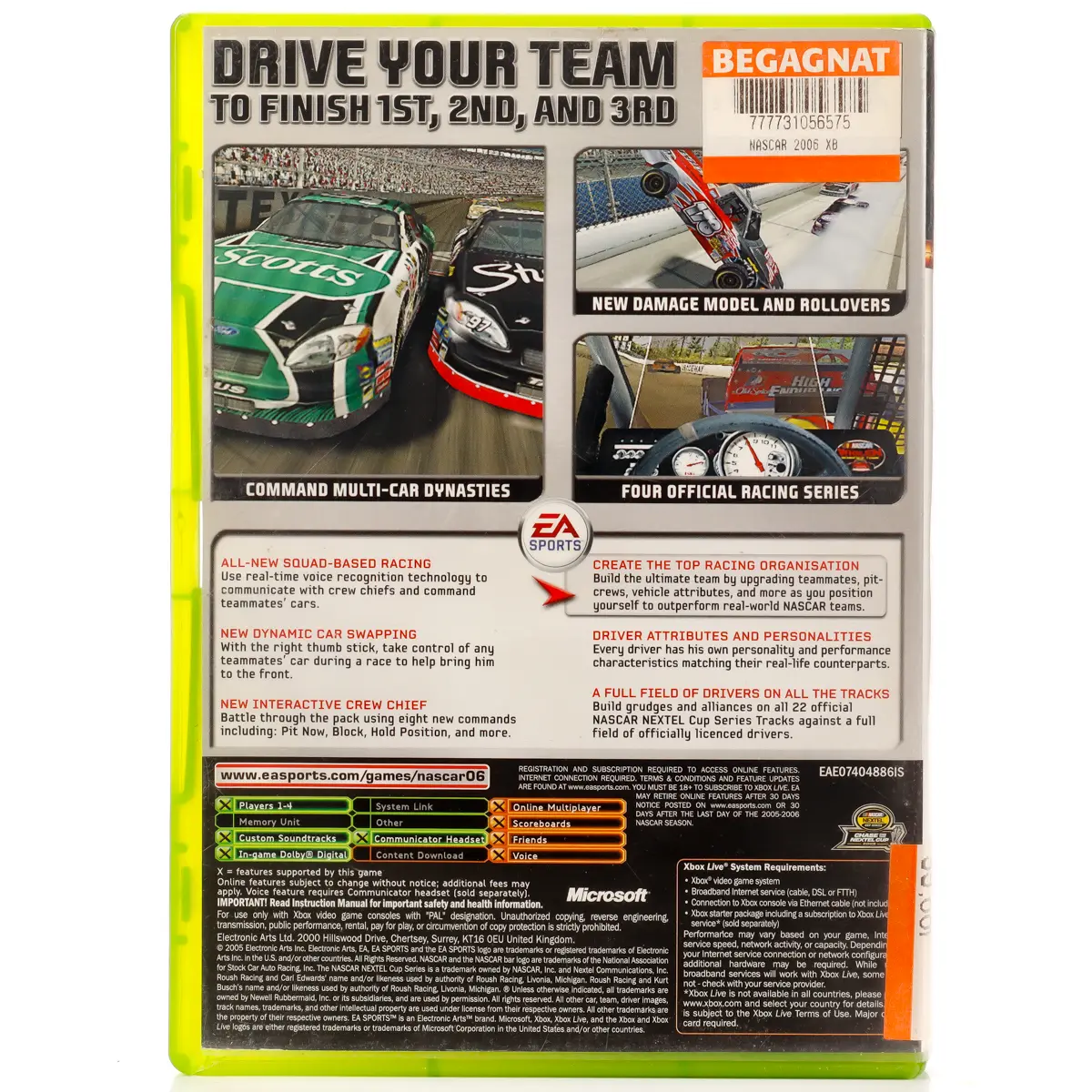 NASCAR 06: Total Team Control - Xbox spill - Retrospillkongen