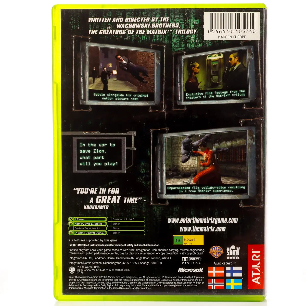 Enter The Matrix - Xbox spill - Retrospillkongen