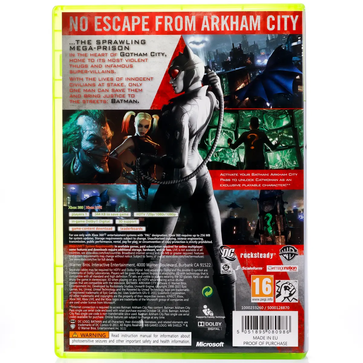 Batman Arkham City - Xbox 360 spill - Retrospillkongen