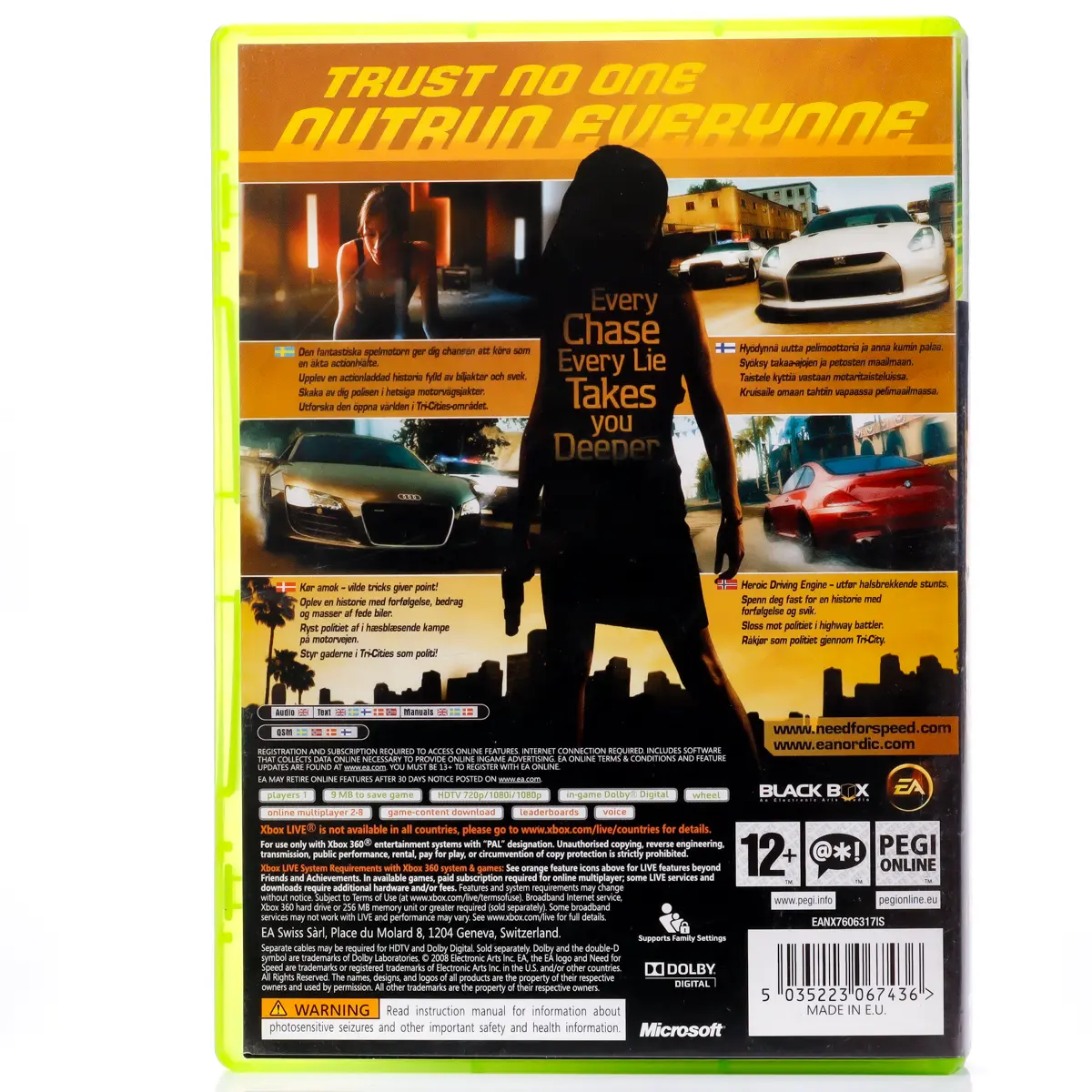 Need for Speed Undercover - Xbox 360 spill - Retrospillkongen