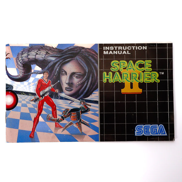Space Harrier II Manual for Sega Spill Cover - Retrospillkongen