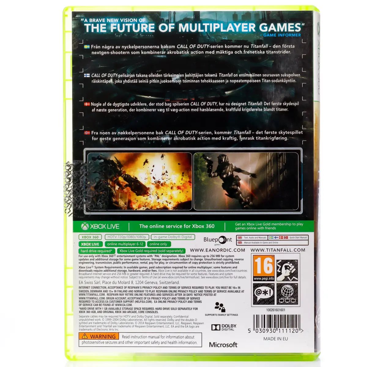 Titanfall - Xbox 360 spill - Retrospillkongen