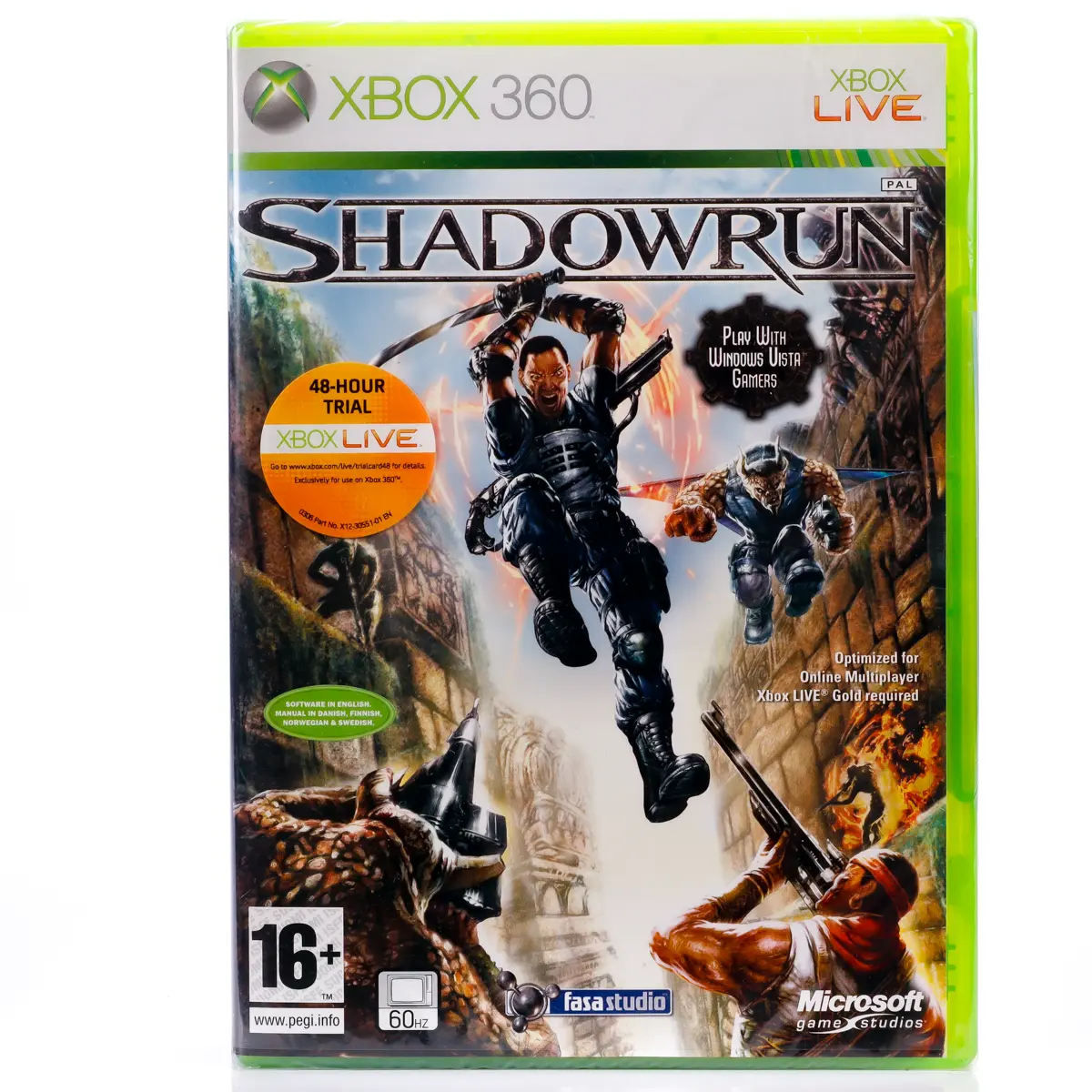 Shadowrun - Xbox 360 spill (Forseglet) - Retrospillkongen