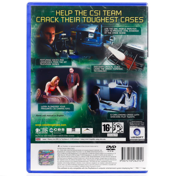Renovert CSI: Crime Scene Investigation - 3 Dimensions of Murder - PS2 spill - Retrospillkongen