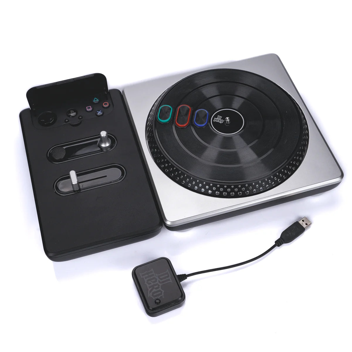 PS3 DJ HERO TURNTABLE KIT 海外版 PS3 DJ Hero Bundle with Turntable: Sony PlayStation 3