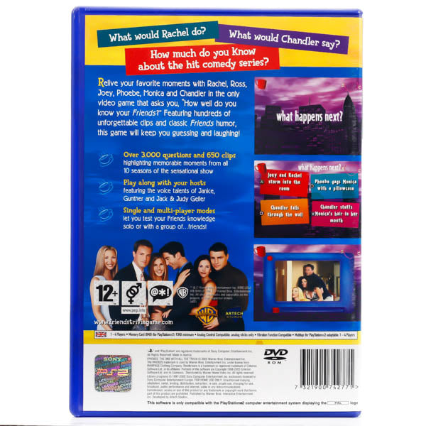 Renovert Friends: The One with All the Trivia - PS2 spill - Retrospillkongen