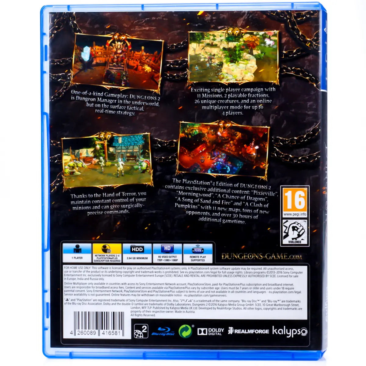 Dungeons II - PS4 spill - Retrospillkongen