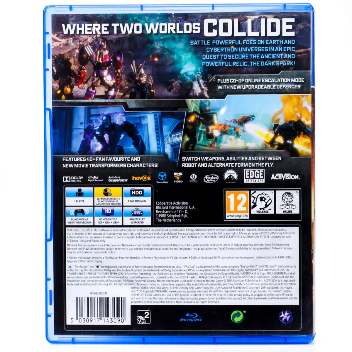 Transformers: Rise of the Dark Spark - PS4 spill - Retrospillkongen