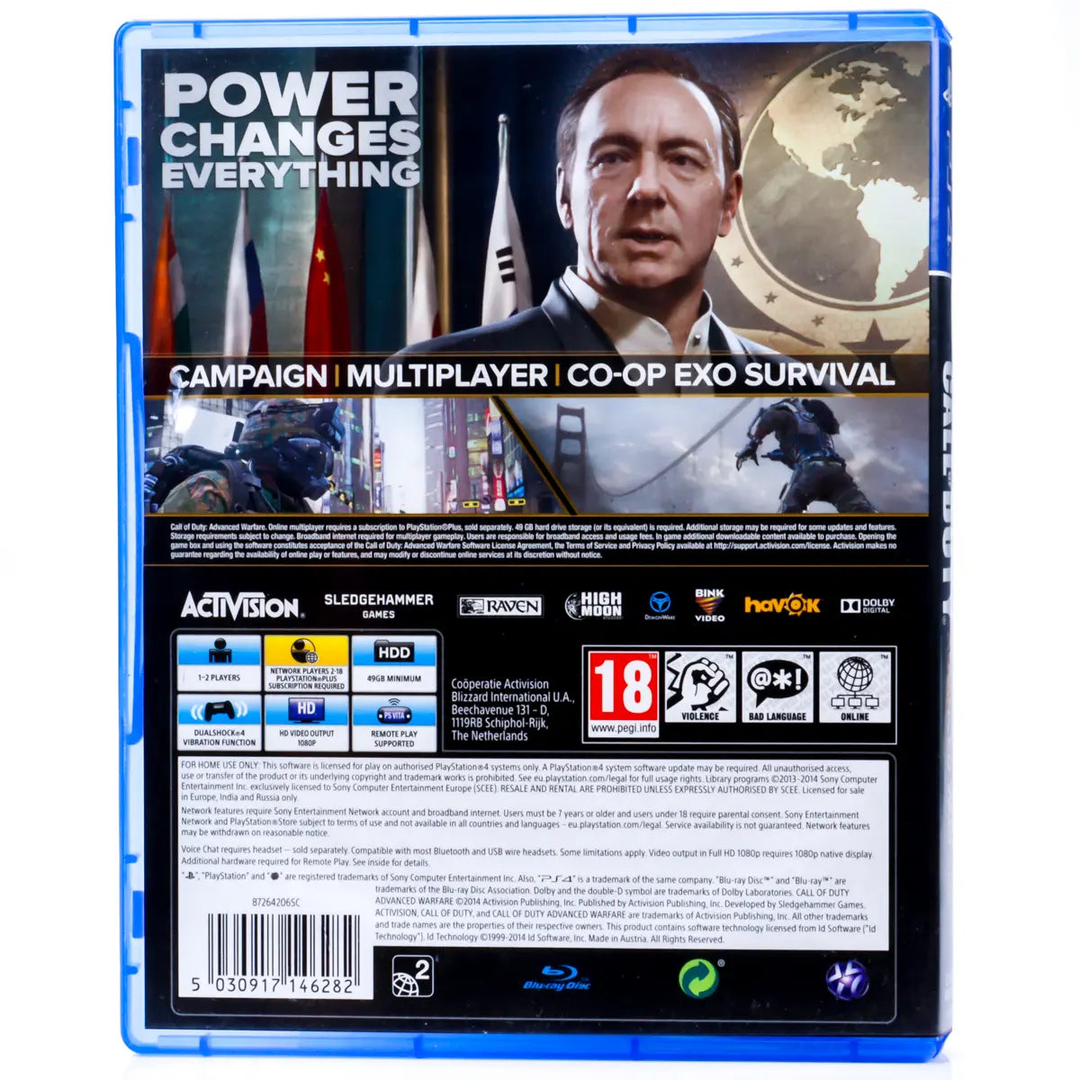 Call of Duty Advanced Warfare - PS4 spill - Retrospillkongen