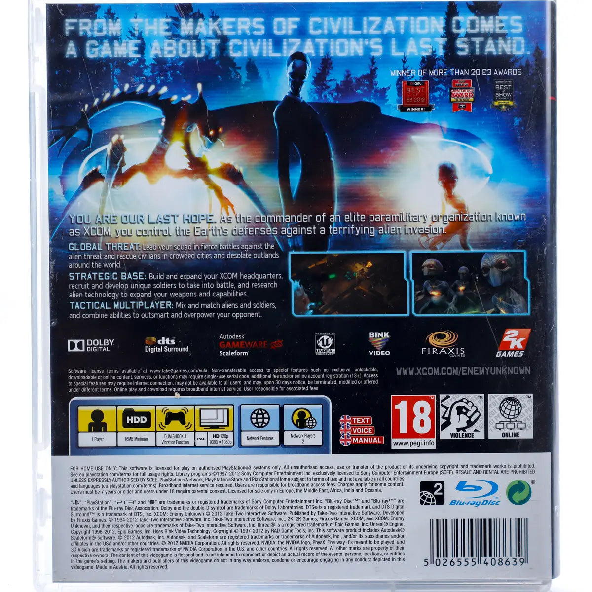 XCOM: Enemy Unknown - PS3 spill - Retrospillkongen
