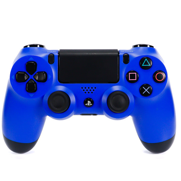 Renovert Blå Sony PlayStation 4 kontroller m/ladekabel (PS4) - Retrospillkongen