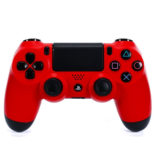 Renovert Rød Sony PlayStation 4 kontroller m/ladekabel (PS4) - Retrospillkongen