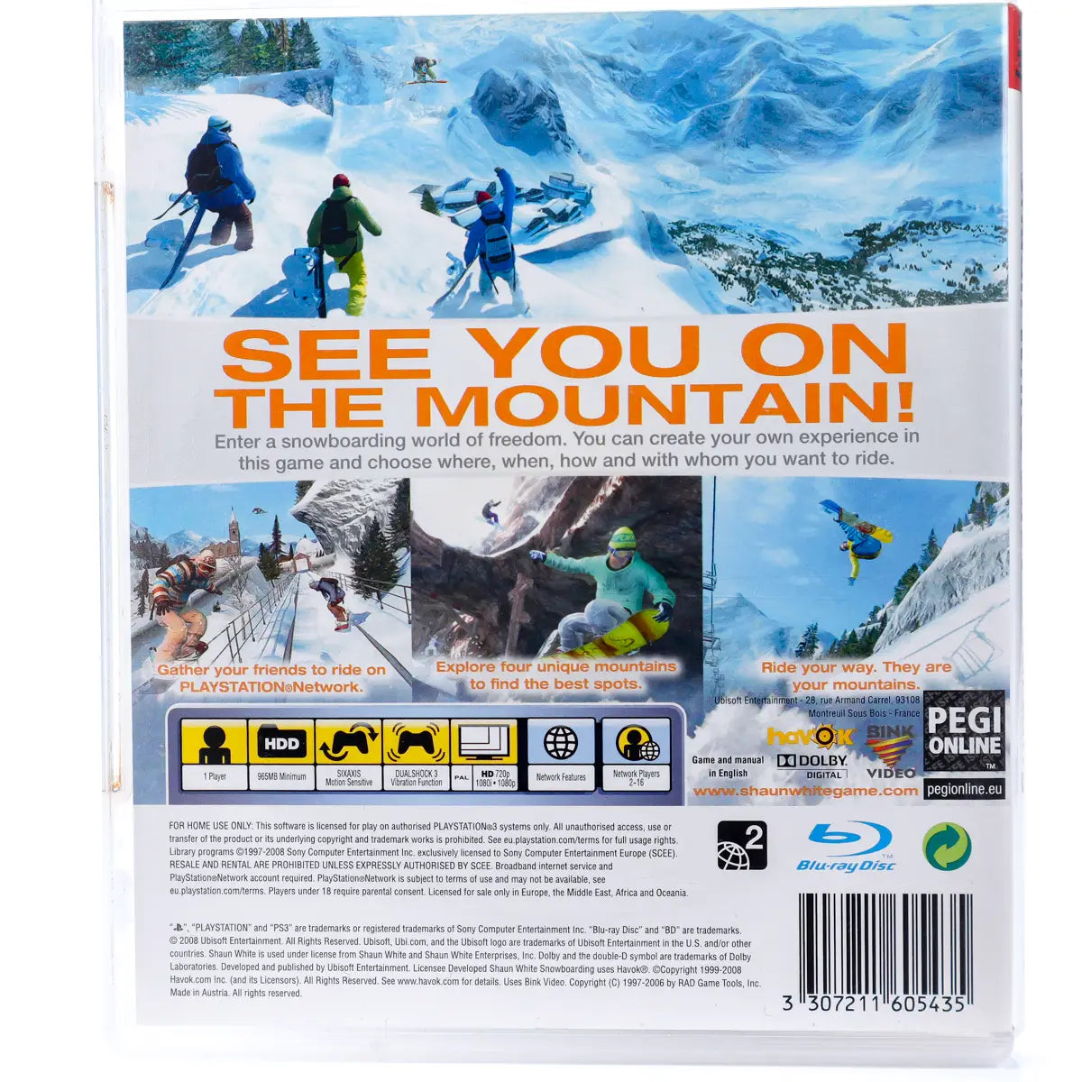 Shaun White Snowboarding - PS3 spill - Retrospillkongen