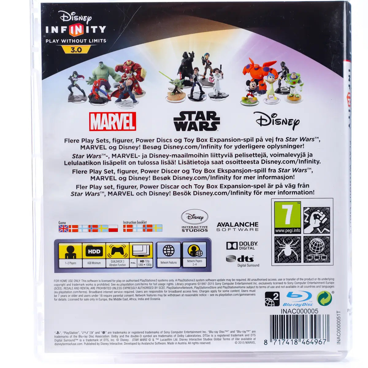 DISNEY INFINITY 3.0 - PS3 spill - Retrospillkongen