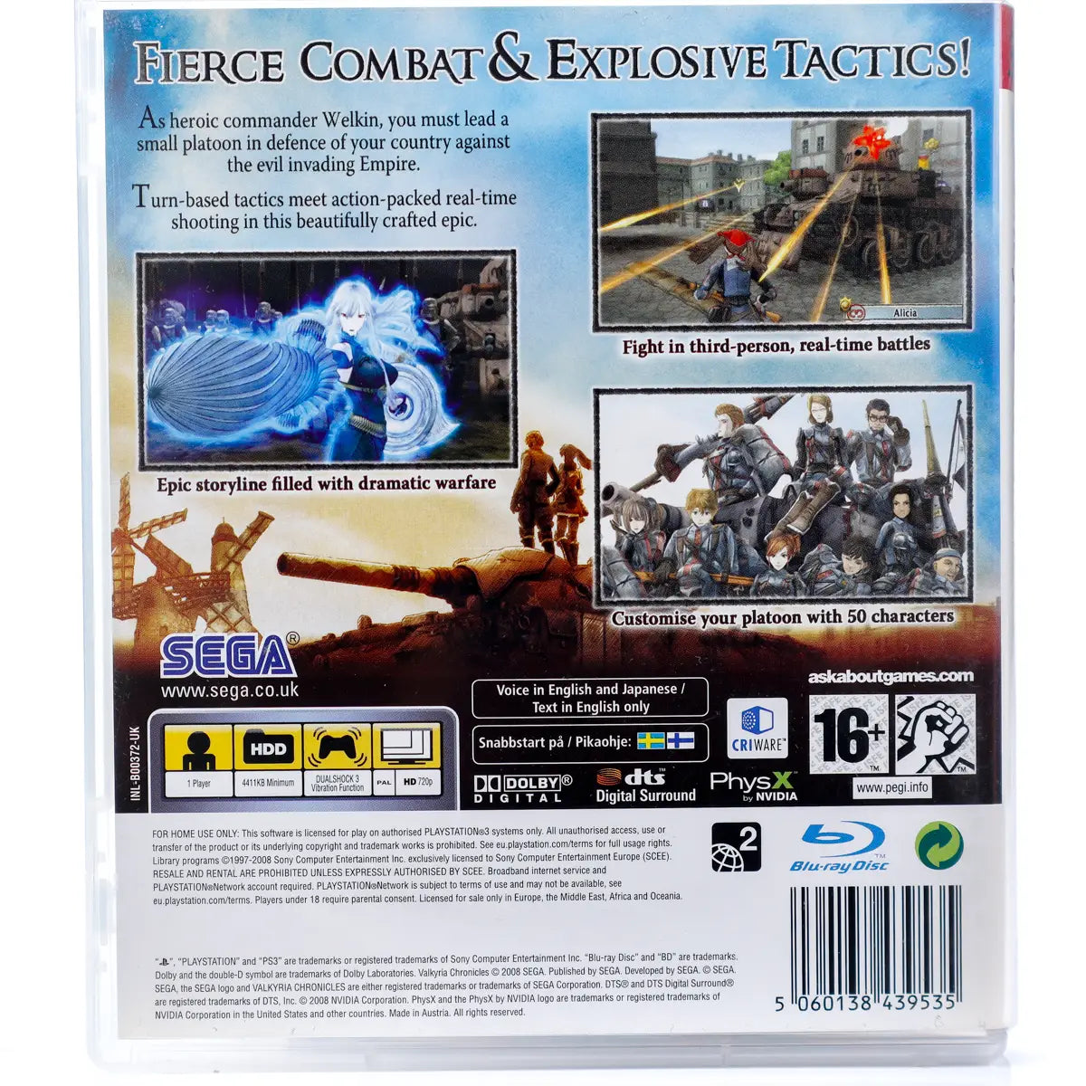 Valkyria Chronicles - PS3 spill - Retrospillkongen