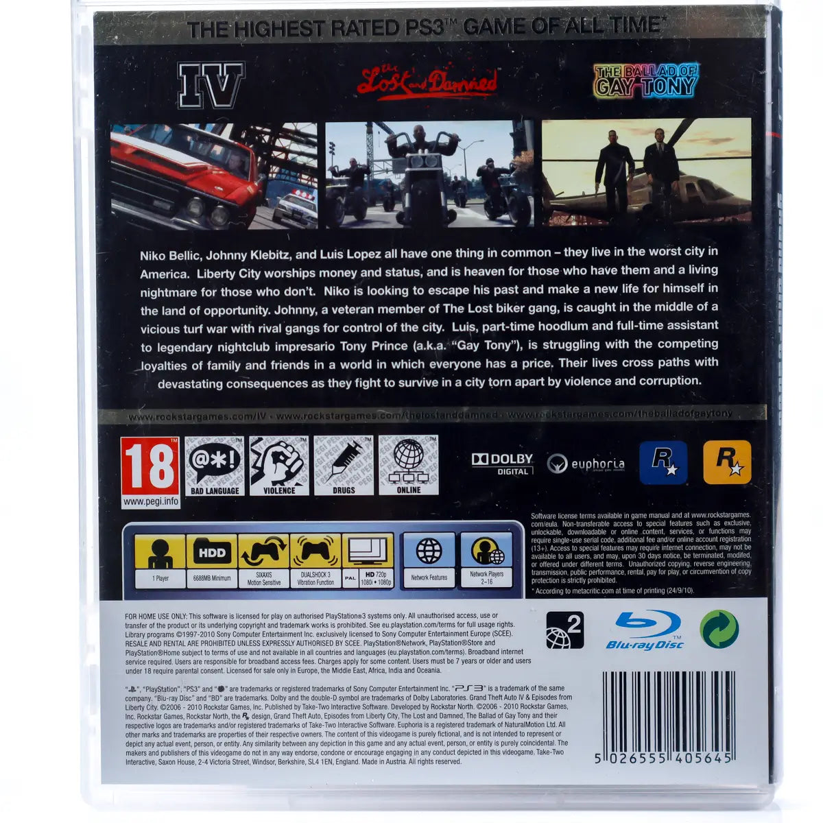 Grand Theft Auto IV: The Complete Edition - PS3 spill - Retrospillkongen