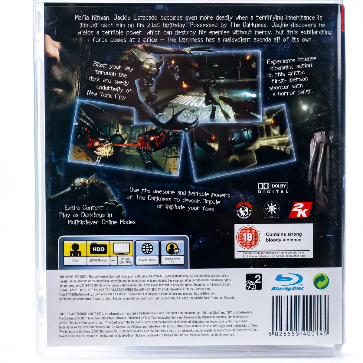 The Darkness - PS3 spill - Retrospillkongen