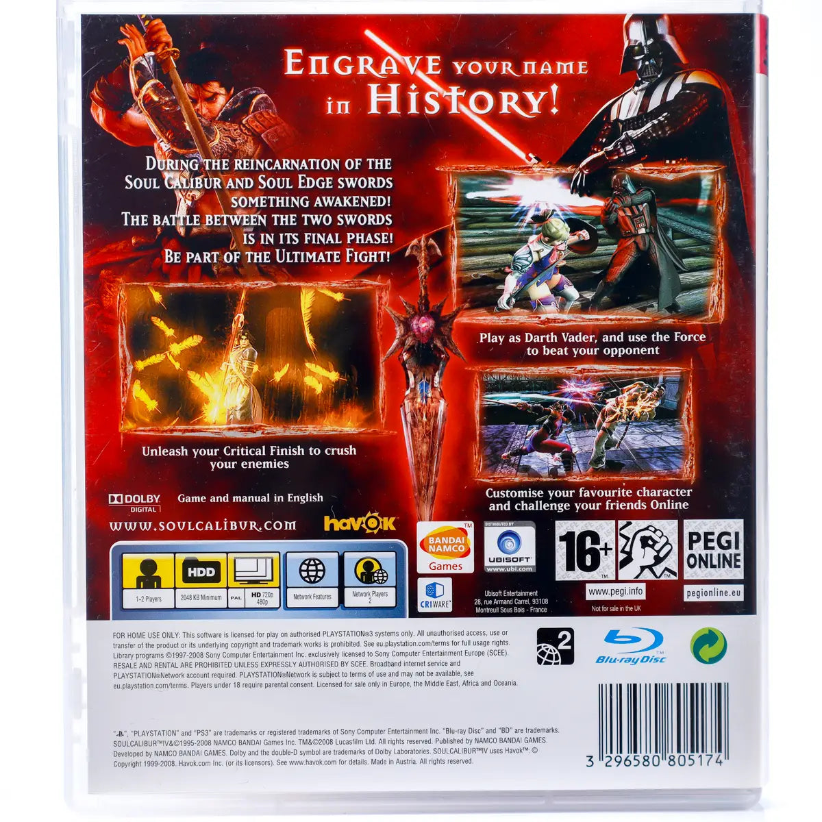 SoulCalibur IV - PS3 spill - Retrospillkongen