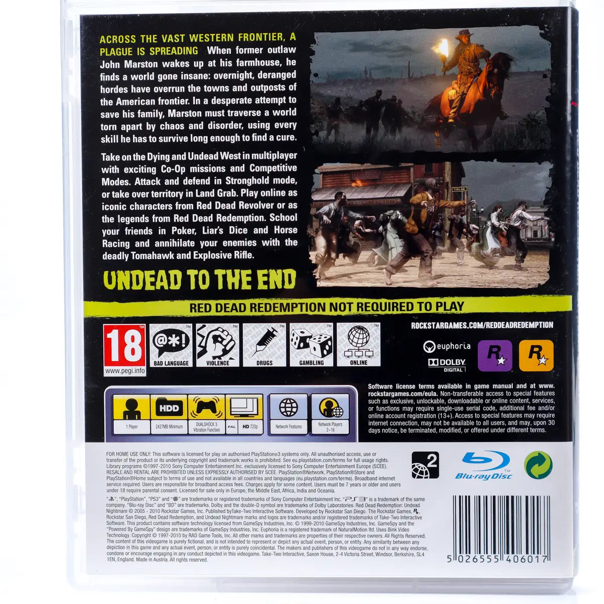 Red Dead Redemption: Undead Nightmare - PS3 spill - Retrospillkongen