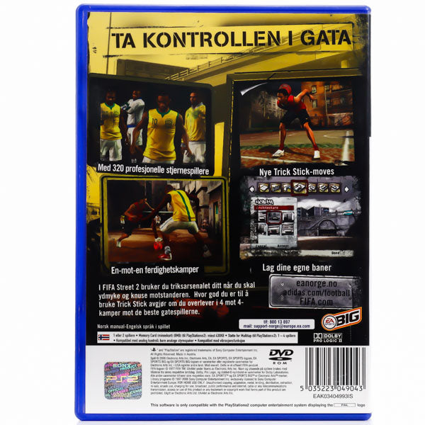 Renovert FIFA Street 2 - PS2 spill - Retrospillkongen