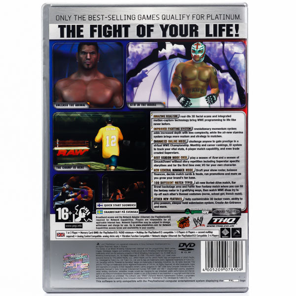 Renovert WWE Smackdown vs. Raw 2006 - PS2 spill - Retrospillkongen