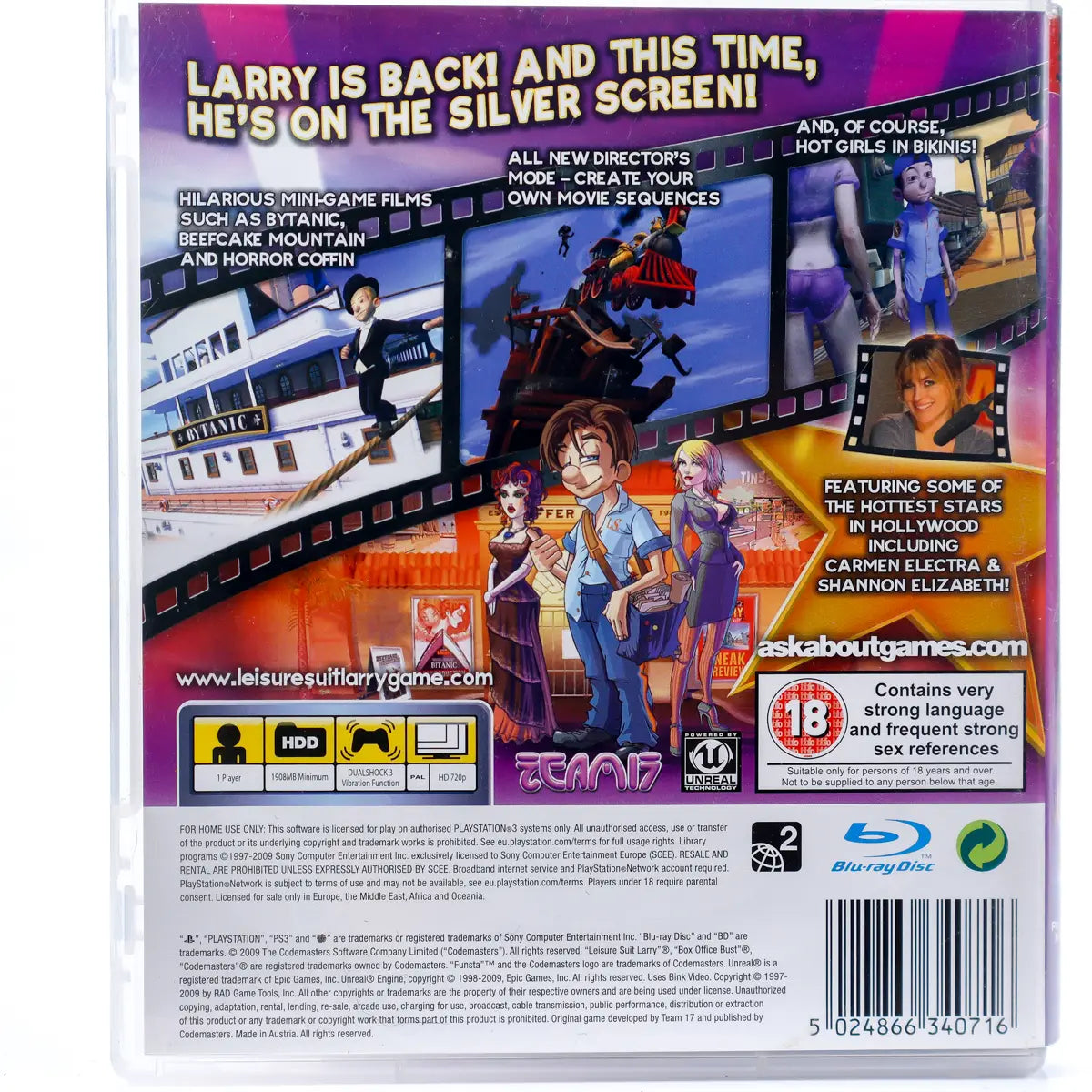Leisure Suit Larry: Box Office Bust - PS3 spill - Retrospillkongen