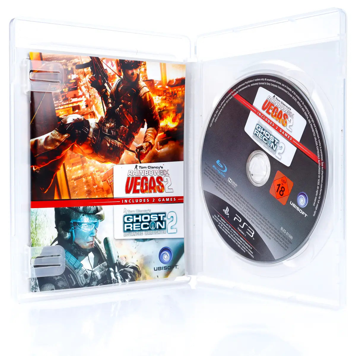 Tom Clancy's Rainbow Six Vegas 2 / Ghost Recon Advanced Warfighter 2 Double Pack - PS3 spill - Retrospillkongen