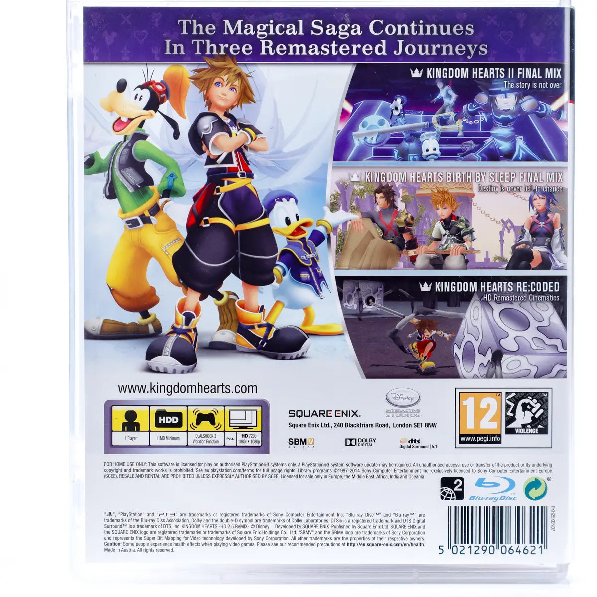 Kingdom Hearts HD 2.5 Remix - PS3 spill - Retrospillkongen