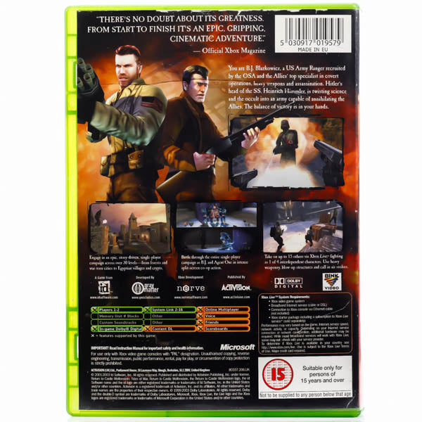 Renovert Return to Castle Wolfenstein: Tides of War - Xbox Original-spill - Retrospillkongen