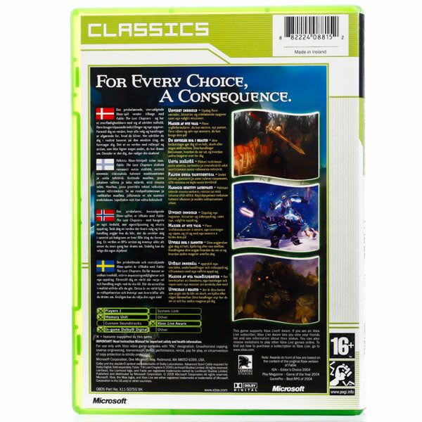 Renovert Fable: The Lost Chapters - Xbox Original-spill - Retrospillkongen