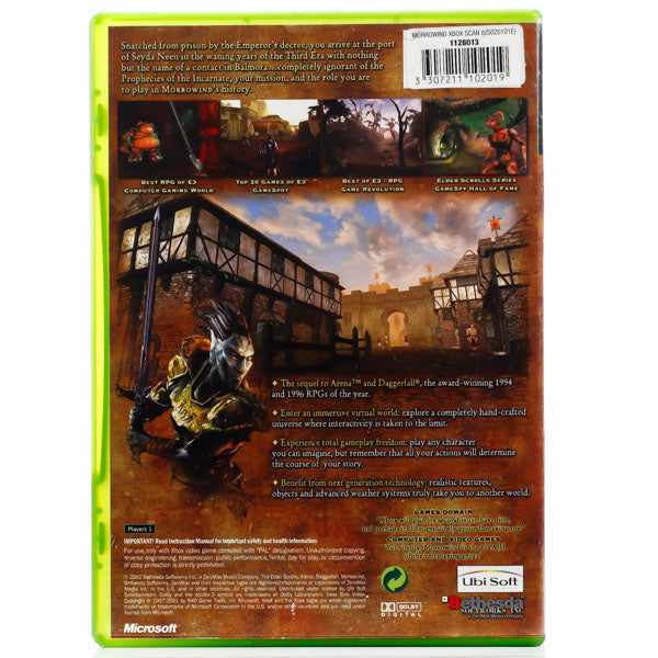 Renovert The Elder Scrolls III: Morrowind - Xbox Original-spill - Retrospillkongen