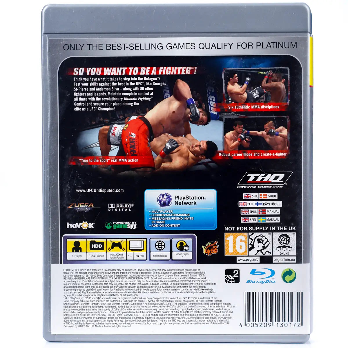 UFC 2009 Undisputed - PS3 Spill - Retrospillkongen