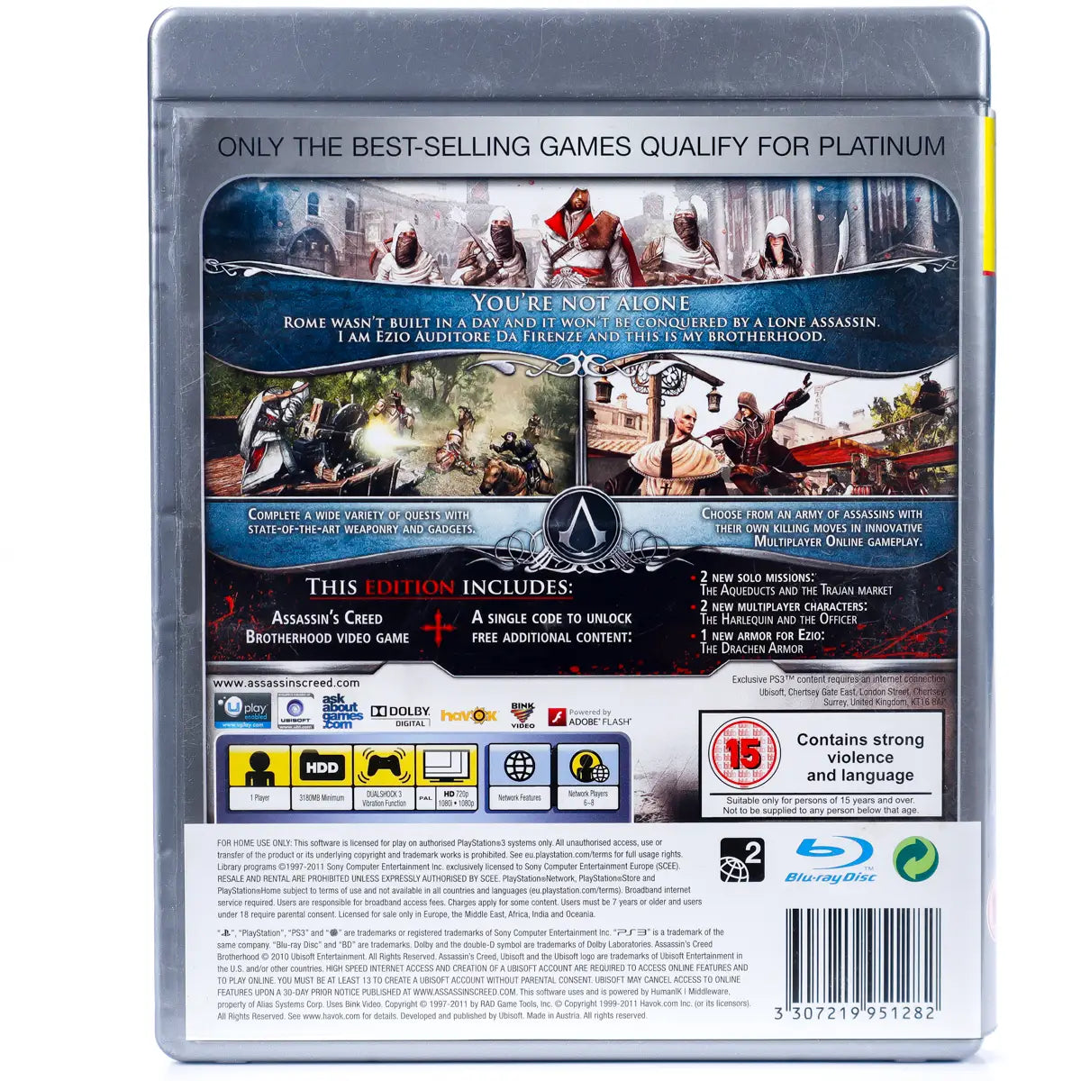 Assassins's Creed: Brotherhood - PS3 spill - Retrospillkongen