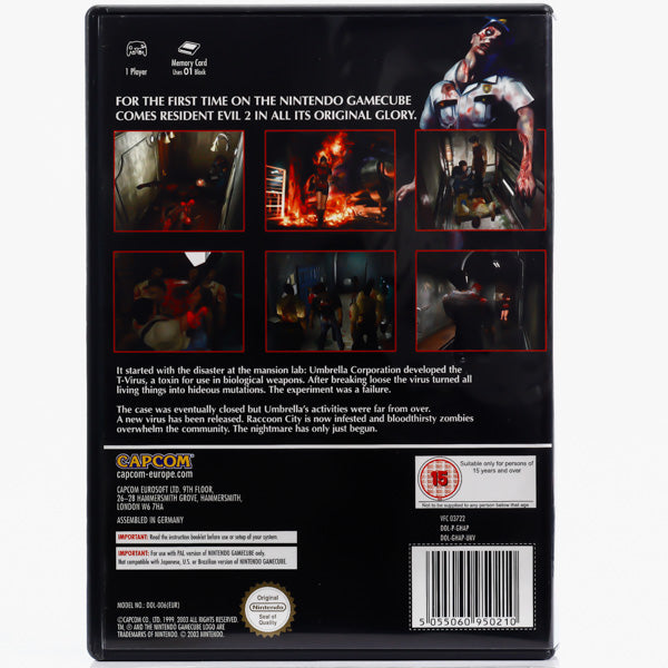 Renovert Resident Evil 2 - GameCube spill - Retrospillkongen