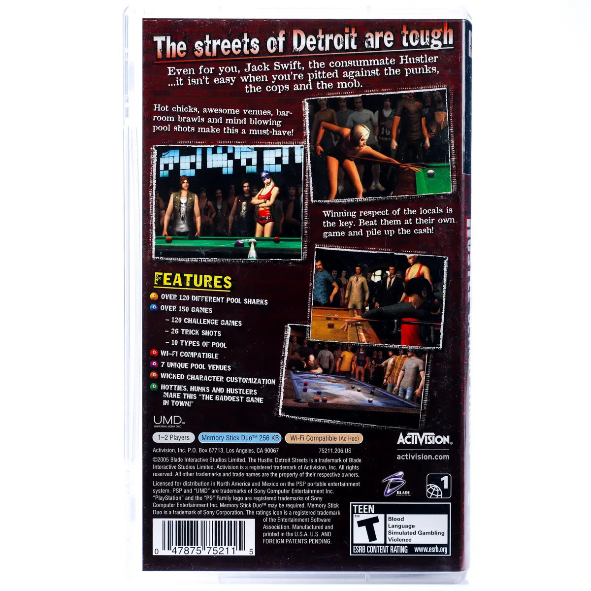 The Hustle Detroit Streets - PSP spill (NTSC, regionfri) - Retrospillkongen