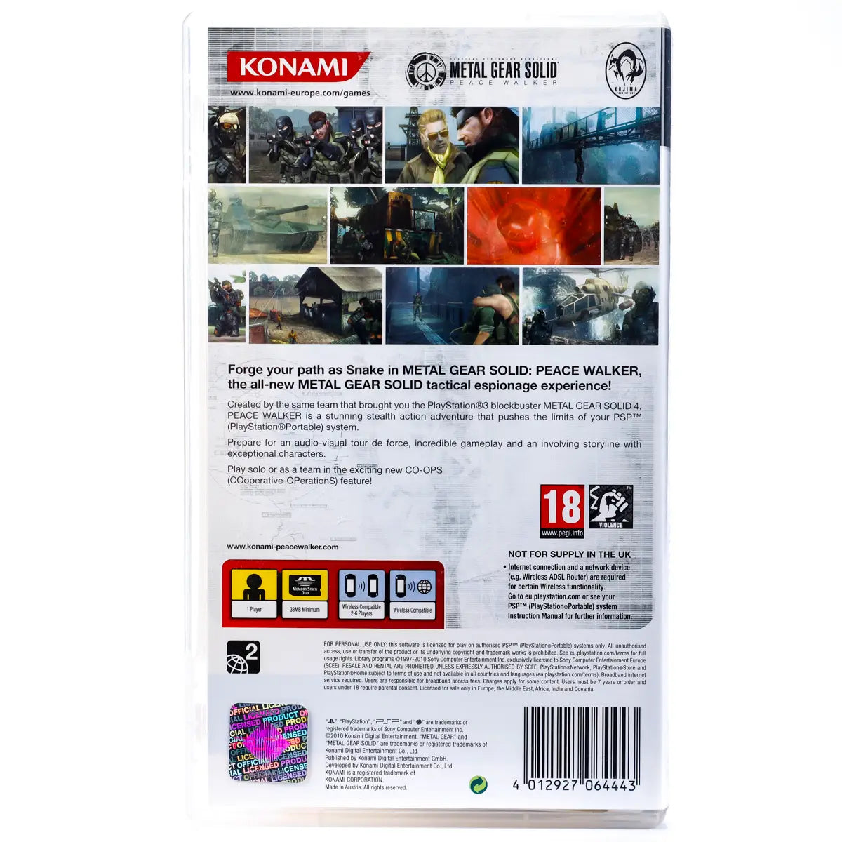 Metal Gear Solid: Peace Walker - PSP spill - Retrospillkongen