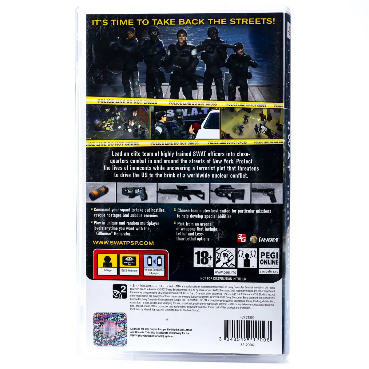SWAT: Target Liberty - PSP spill - Retrospillkongen