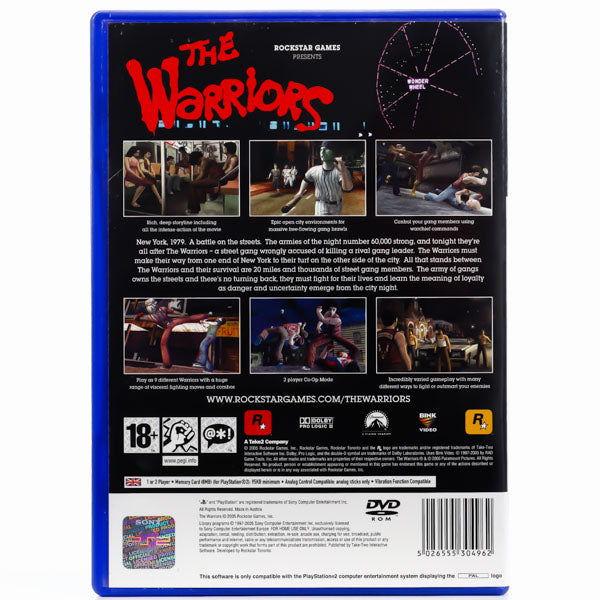 Renovert The Warriors - PS2 spill - Retrospillkongen