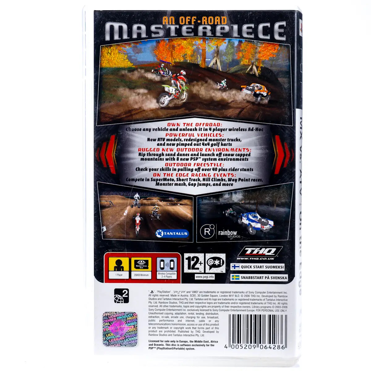 MX vs. ATV: On the Edge - PSP spill - Retrospillkongen
