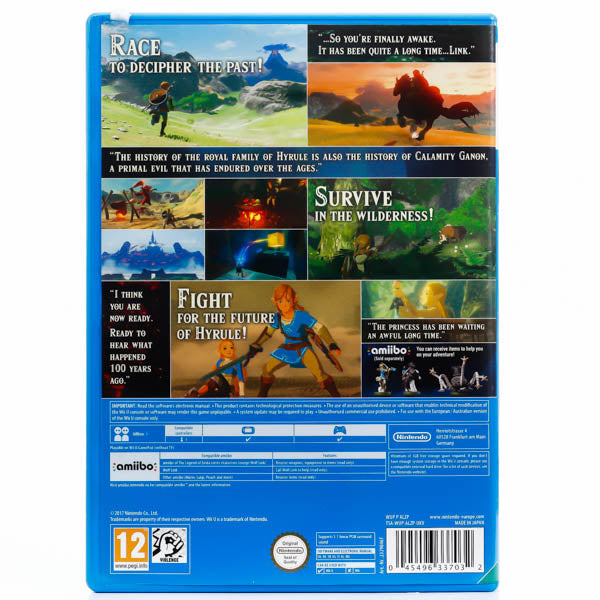 Renovert The Legend of Zelda: Breath of the Wild - Wii U spill - Retrospillkongen