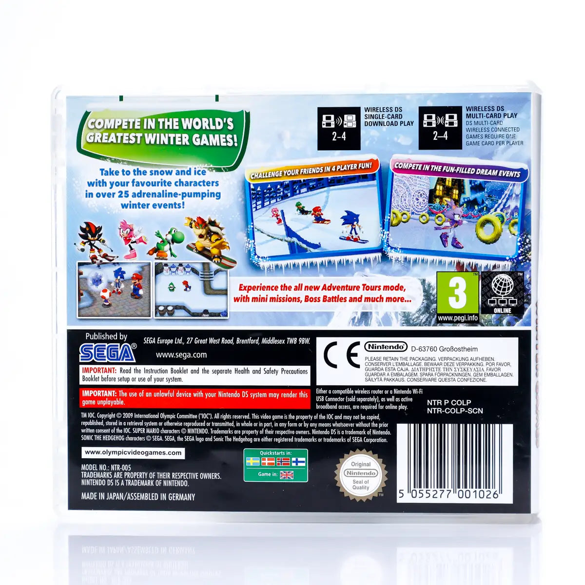 Mario & Sonic at the Olympic Winter Games - Nintendo DS spill - Retrospillkongen