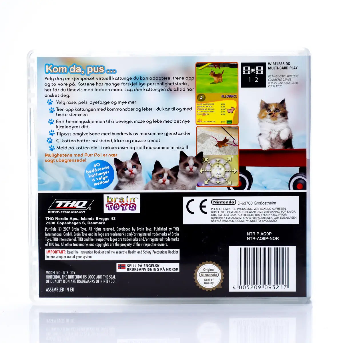 Purr Pals - Nintendo DS spill - Retrospillkongen