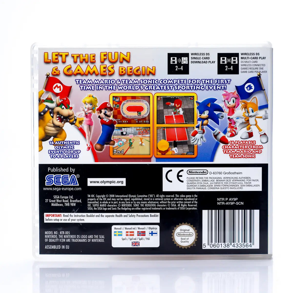 Mario & Sonic at the Olympic Games - Nintendo DS spill - Retrospillkongen