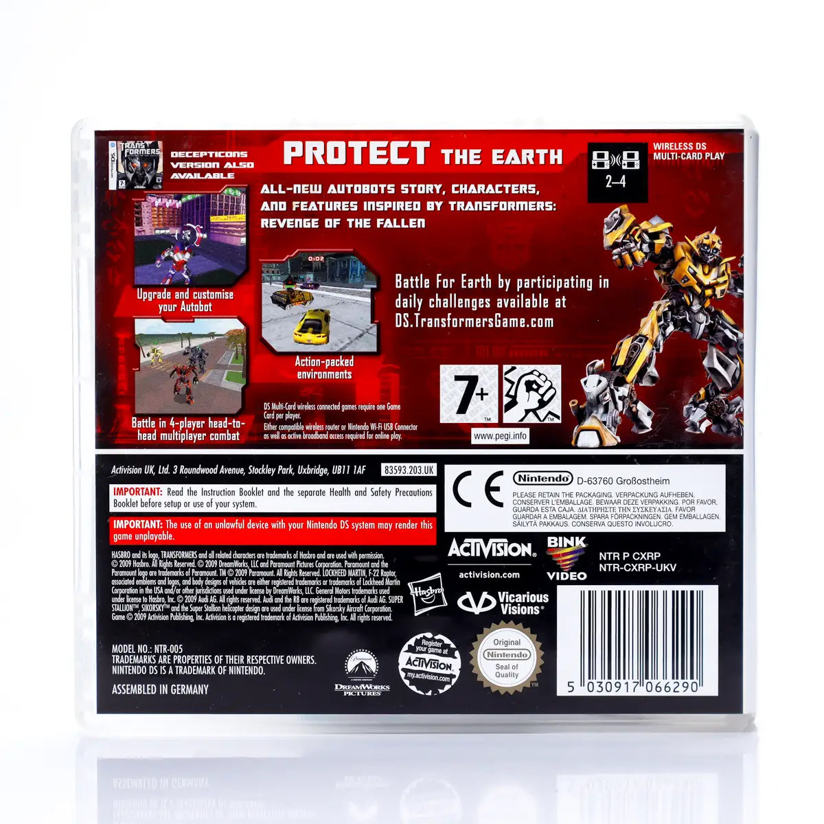 Transformers: Revenge of the Fallen - Autobots - Nintendo DS spill - Retrospillkongen