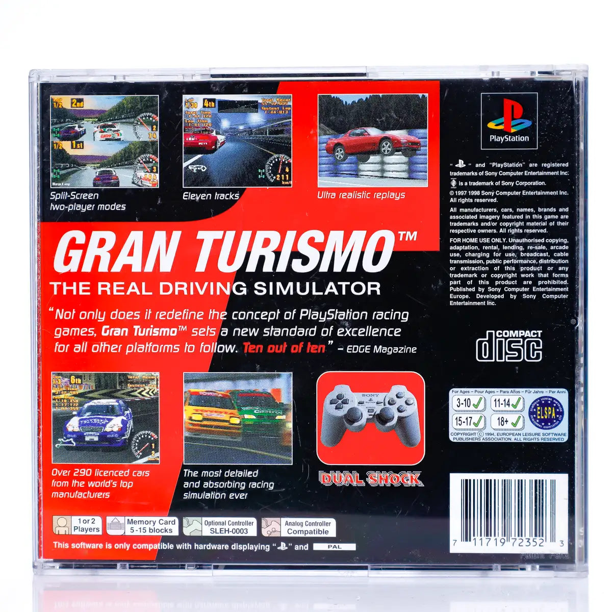 Gran Turismo: The Real Driving Simulator - PS1 spill - Retrospillkongen